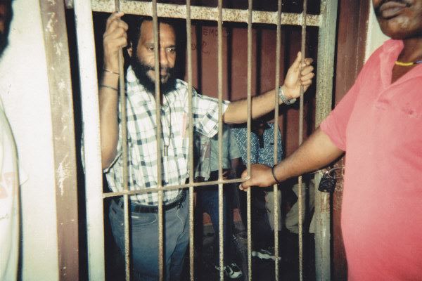 Benny during his time in Abepura Prison where numerous attempts were made to assassinate him
