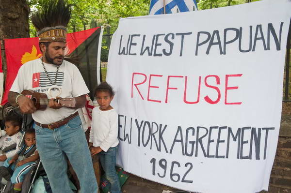 NYA FWPC demo. Papuans REFUSE New York Agreement