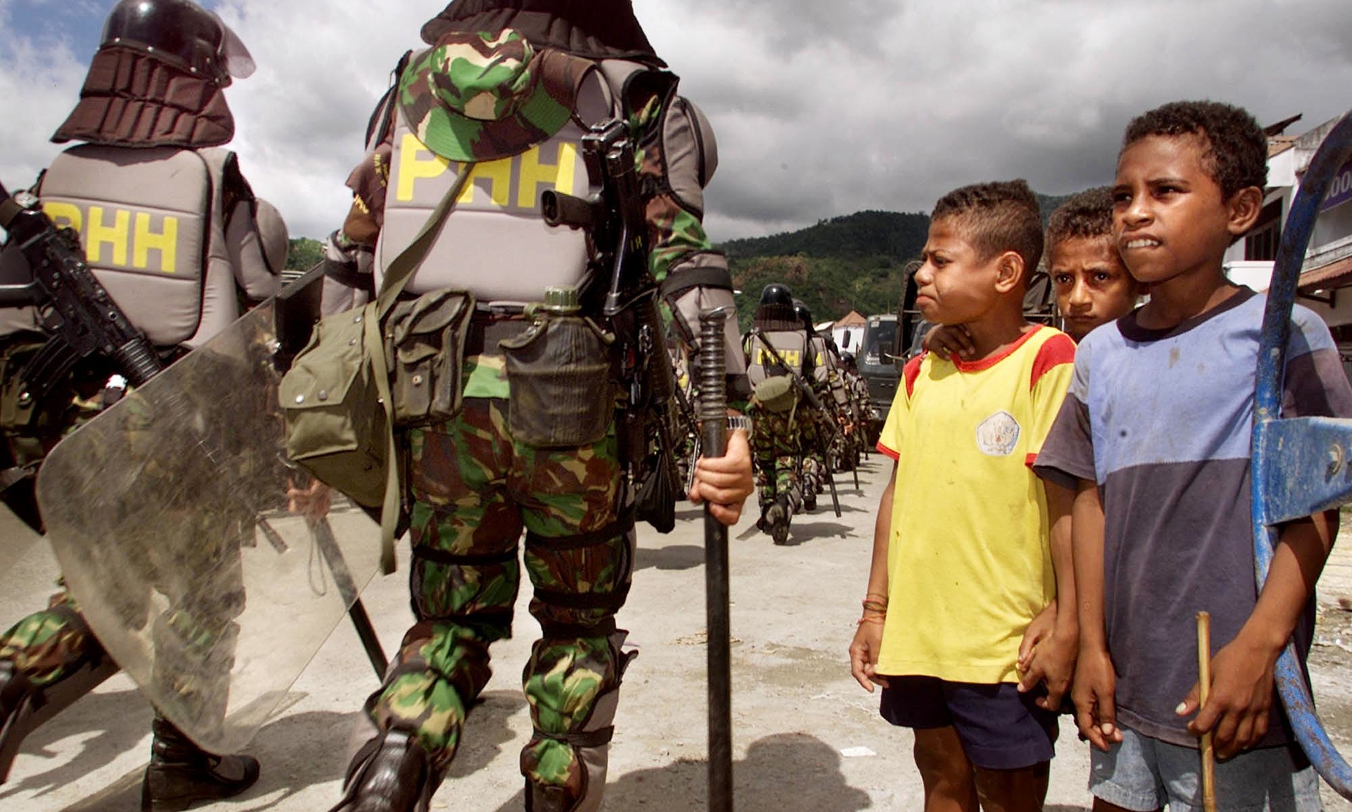 Indoensian military in West Papua