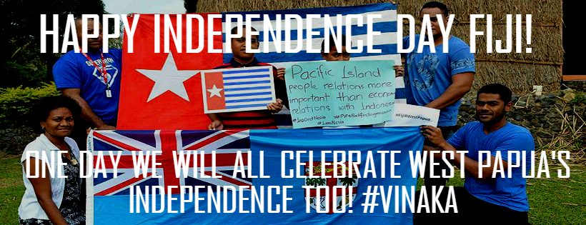 West Papua says Happy Independence Day Fiji!