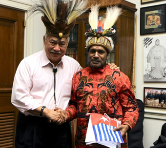 Letter of Condolence after the death of Congressman Eni Faleomavaega of American Samoa