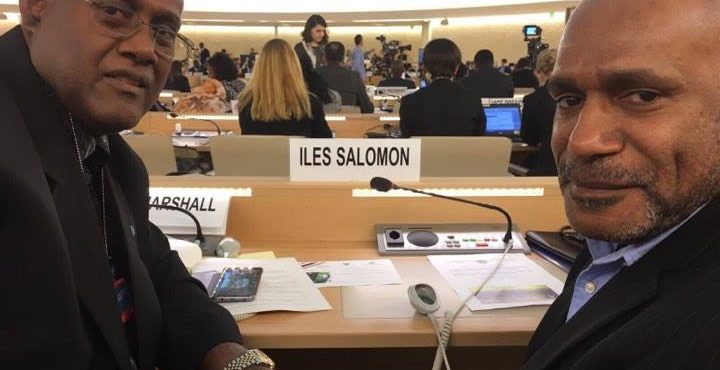 Benny Wenda and ULMWP lobby at the United Nations Human Rights Council