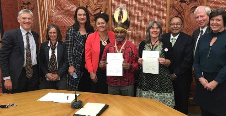 Benny Wenda launches Westminster Declaration for West Papua in Aotearoa New Zealand parliament