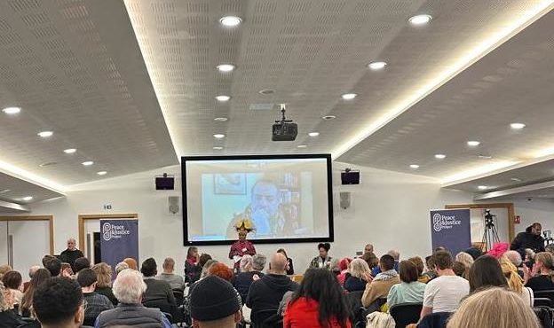 Benny Wenda speaks at Peace and Justice conference in London